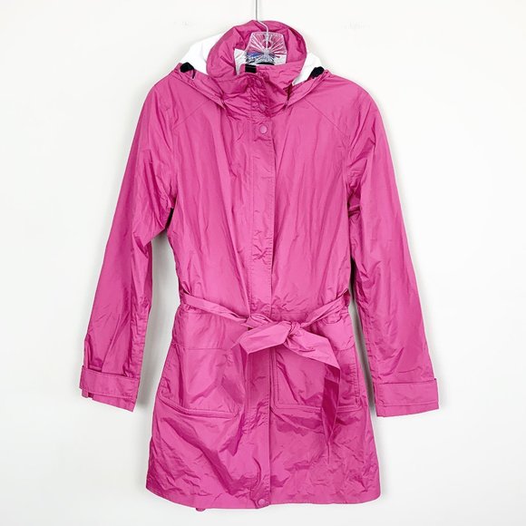Patagonia Jackets & Blazers - Patagonia | fuschia long-line rain jacket small